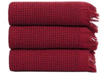 Набор полотенец Lotus Home - Rius Red 300 г/м² (Турция), 3 штуки